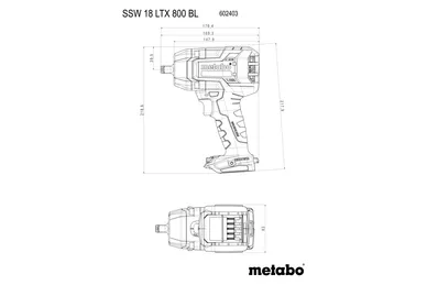 Metabo SSW 18 LTX 800 BL iskeva pulttipyssy Joensuun Laakeri E kuva