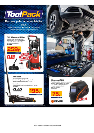 ToolPack Teollisuus industrial tools