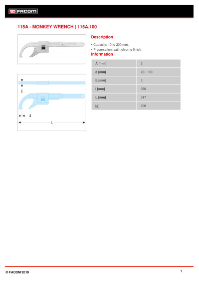 115A.100 Tuotetiedot